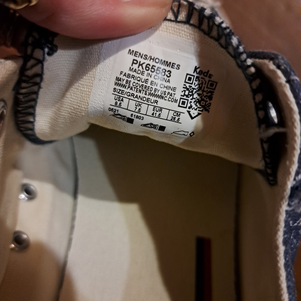 PRO-Keds Blue Floral Sneakers - Picture 5 of 6